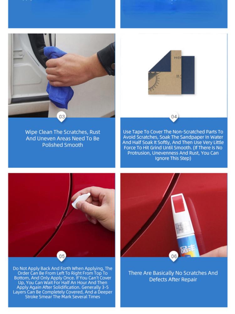 Средство для удаления царапин на автомобиле, ручка для рисования, ручки для автоподкраски, средство для удаления царапин, средство для удаления краски, ручка для покраски, обслуживание автомобиля