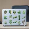 50Pcs/Set Retro Plant Leaves Series 02 PET Clear Stickers Waterproof DIY Fashion Decals Stickers