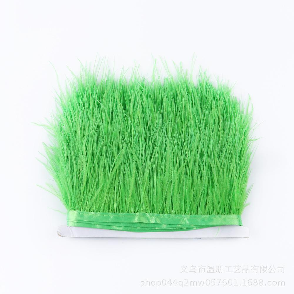 Multi-Color Ostrich Hair Cloth Edge Bridal Dress Stage Decoration Feather Lace Quantity Is More Excellent