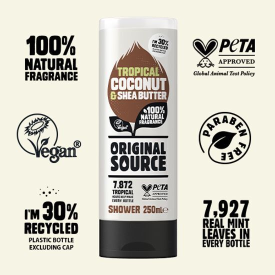 Original Source Coconut Shea Butter Shower Gel 250ml
