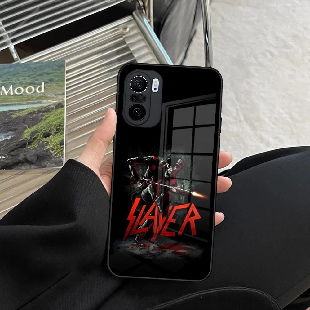 Чехол для телефона Slayer Heavy Metal Rock Band для Xiaomi Redmi Note 14 13 12 11 Ultra Pro Lite 5G закаленное стекло