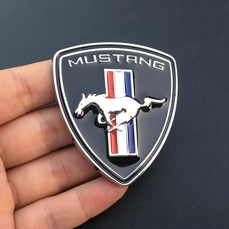1Pc 3 Colors 6 * 7.5 cm Metal Car Sticker For Mustang Shelby GT Logo Badge Car Body Fender Trunk Decoration Accessories