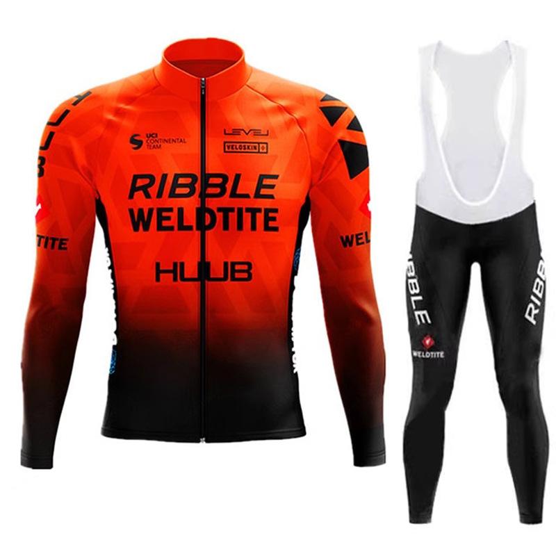 Winter, Fleece Cycling Suit, Bicycle Fleece To Keep Warm, Tour De France Long-sleeved Suit