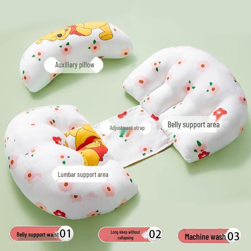 Maternity Body Pillow: Multifunctional Lumbar Support, Side Sleeping, and Belly Cushion