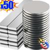 5-50PCS Strong Magnets Round Magnetic Hooks Self Adhesive Metal Organize Hook Wall-mounted Heavy Duty Magnet Hook Storage Tools