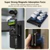Magnetic Mount Stand Compatible with DJI Osmo Pocket 3, Pocket3 Accessories Expansion Adapter Magnet Suction Case Holder