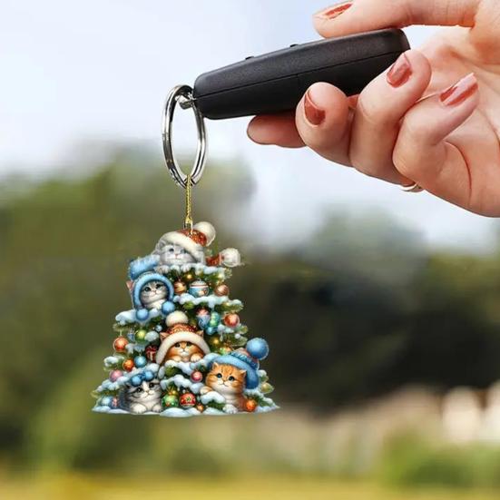 Подвесное украшение, милое украшение в виде животного, креативная форма со шнурком, легко подвешивается на зеркало заднего вида автомобиля, подвесное украшение, подвески