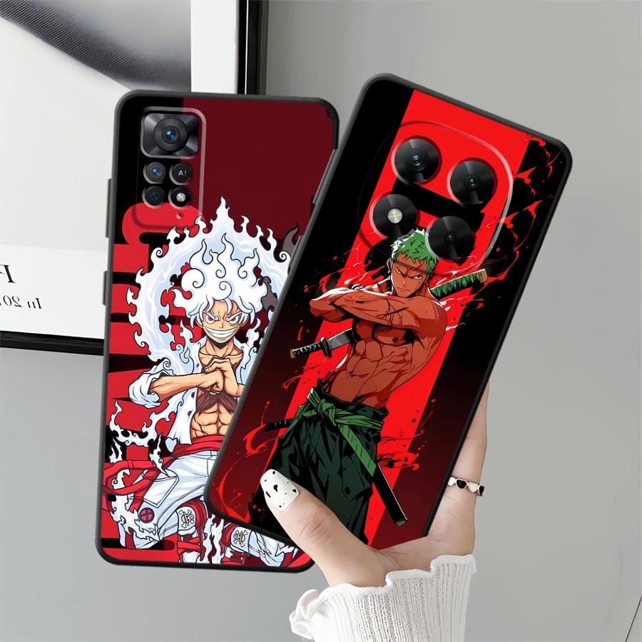 Чехол для Xiaomi Redmi Note 10 9 8 Pro 12S 11 13 12 Pro Plus 10S 9s 11S Funda Чехол для телефона One Piece Луффи