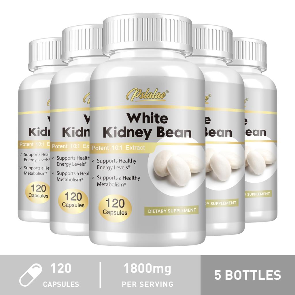 Pslalae White Kidney Bean Extract Capsules, made with pure natural white kidney bean ingredients, gentle formula, suitable for both men and women.