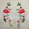 DIY модные аксессуары для одежды, вышивка, аппликация, нашивки, 1 пара, цветочные, ручной работы