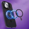 for iPhone 15 Pro Max/15 Ultra Case with Camera Cover Stand Compatible with Magsafe, Magnetic Kickstand Phone Case