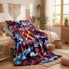 West Ham United Football Print Flannel Blanket Soft Warm Sofa Bed Throw Blanket For Home Office Bedroom