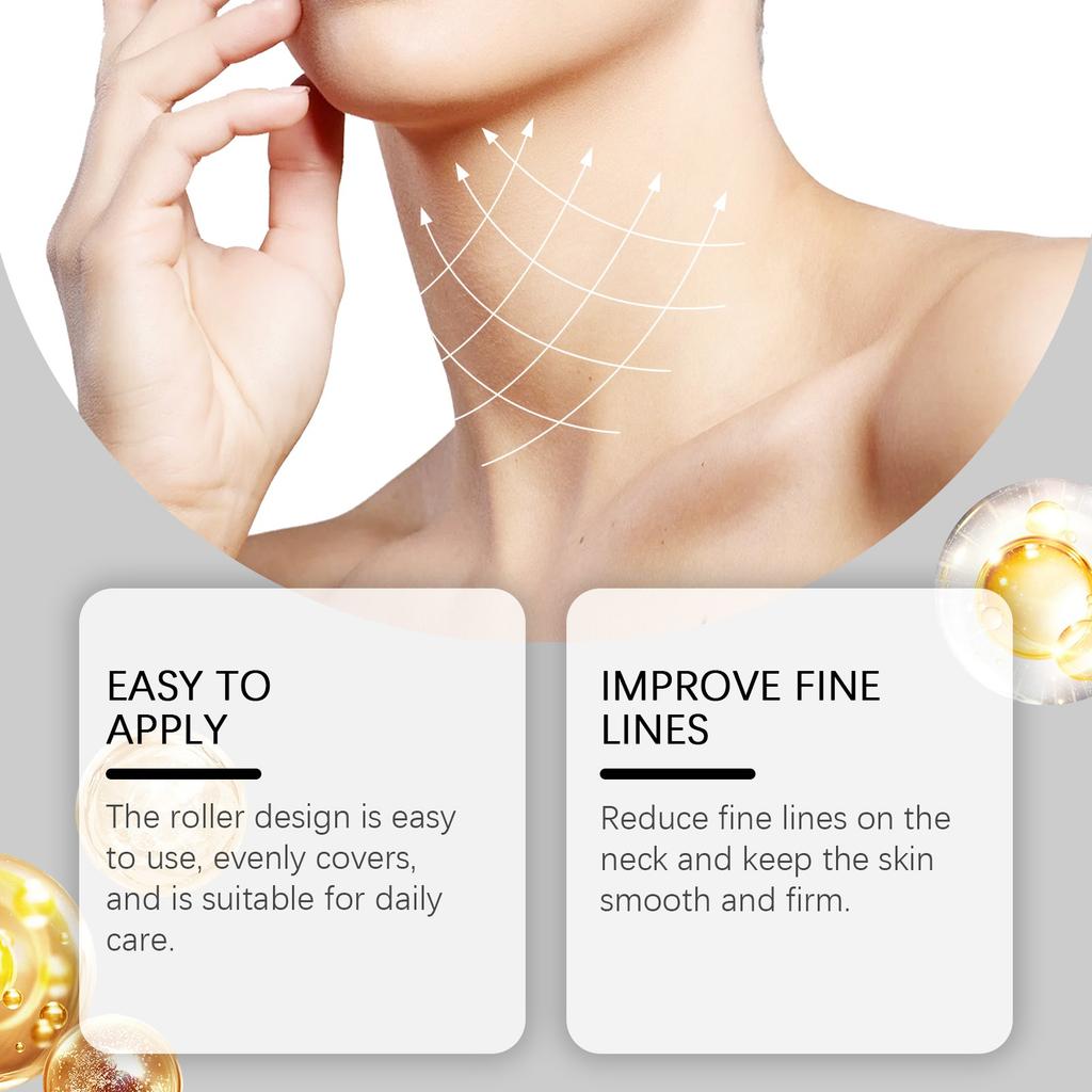 Укрепляющий крем для шеи Увлажняющий и укрепляющий эмульсионный роликовый крем-лифтинг для шеи Разглаживающий увлажняющий крем (1шт)