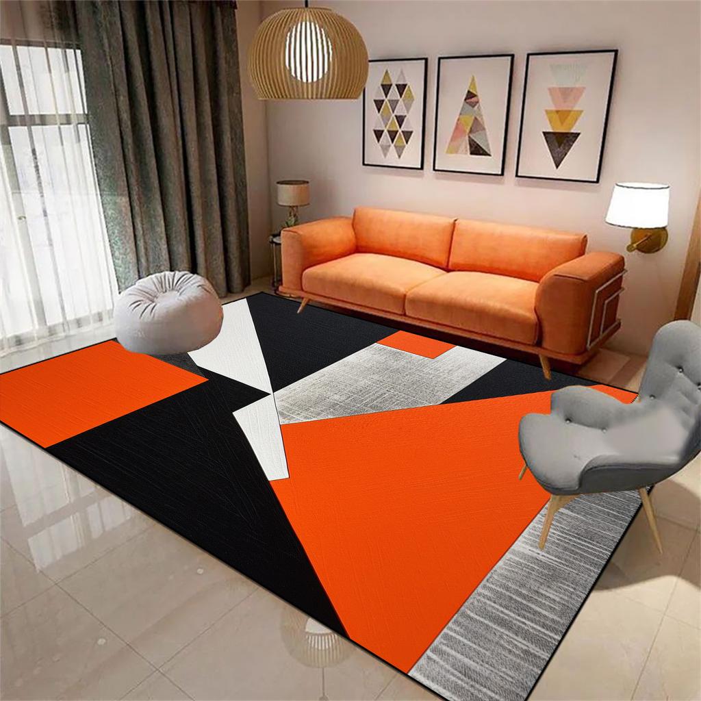 Легкая Роскошь Скандинавские Ковры Украшение Гостиной Ковер для Кофейного Столика Домашний Нескользящий Декор Спальни Прихожая Напольный Коврик Настраиваемый