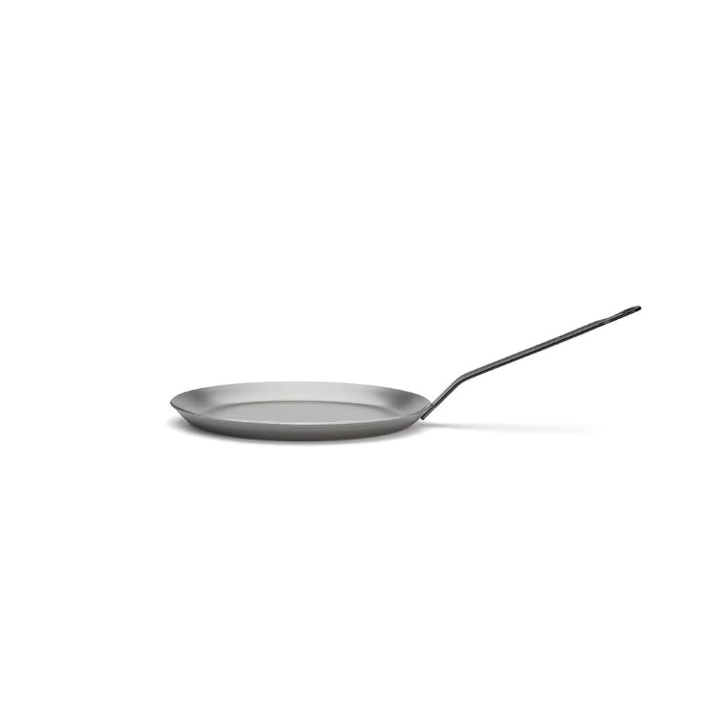 DE BUYER Iron Crepe Pan with Handle, 22cm, 5120-22