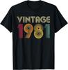 Est 1981 Limited Edition 45th Birthday Vintage 45 Year Old TShirt Retro Vintage Clothes Tops Round Neck Graphic T Shirts