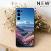 Mount Fuji Sunset Phone Case For Samsung S26,25,24,23,22,30,21,10,9,Ultra,Plus,Lite Black Soft Case