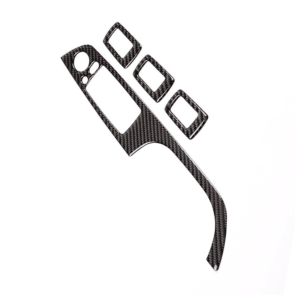 4 шт. кнопка подъема панели стеклоподъемника автомобиля рамка крышка отделка декоративные наклейки аксессуары для интерьера для BMW E90 3 серии 2005-12