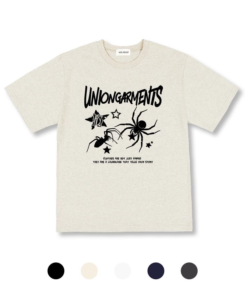 UNION GARMENTS Starspider Oversized Short Sleeve T-Shirt 5 Colors