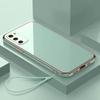 Для Samsung Galaxy S20 чехол Luxury Square Plating SM-G980F, SM-G980F/DS чехол для телефона противоударный силиконовый чехол-накладка Fundas