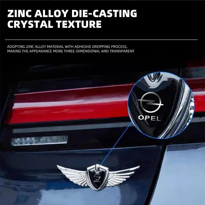 AAHH1 3D Metal Car Styling Body Trunk Decor Sticker Badge For Opel astra h astra j g corsa insignia zafira b vectra c corsa d vivaro