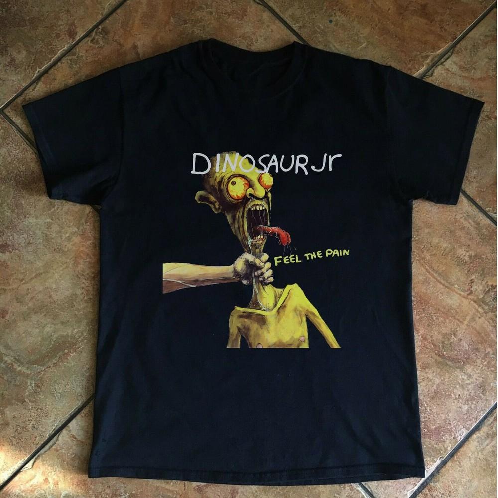 VTG Dinosaur Jr. Feel The Pain Reprint Black T-shirt Unisex All Size Unisex T-Shirt