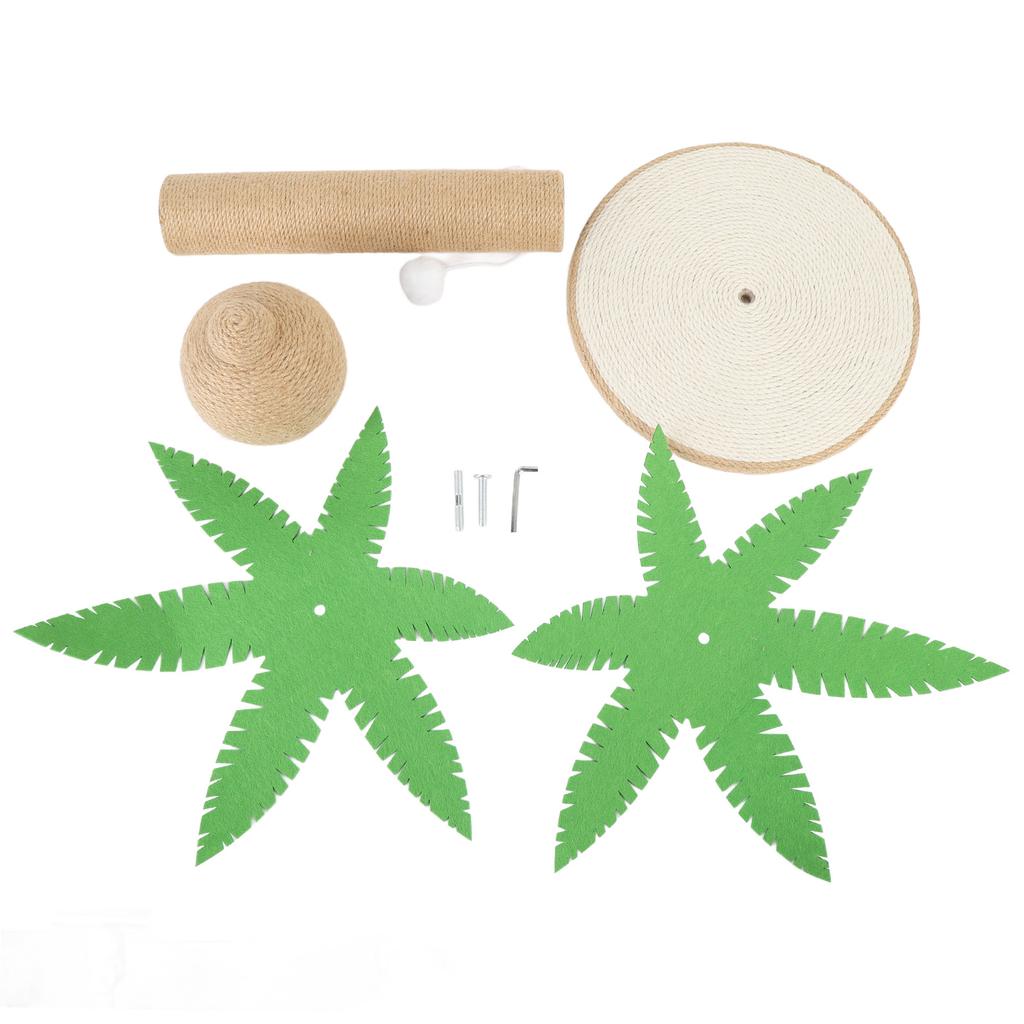 Cat Scratching Post Sisal Cute Look Space Saving Stable Structure Cat Tree Scratch Post for Home Ind