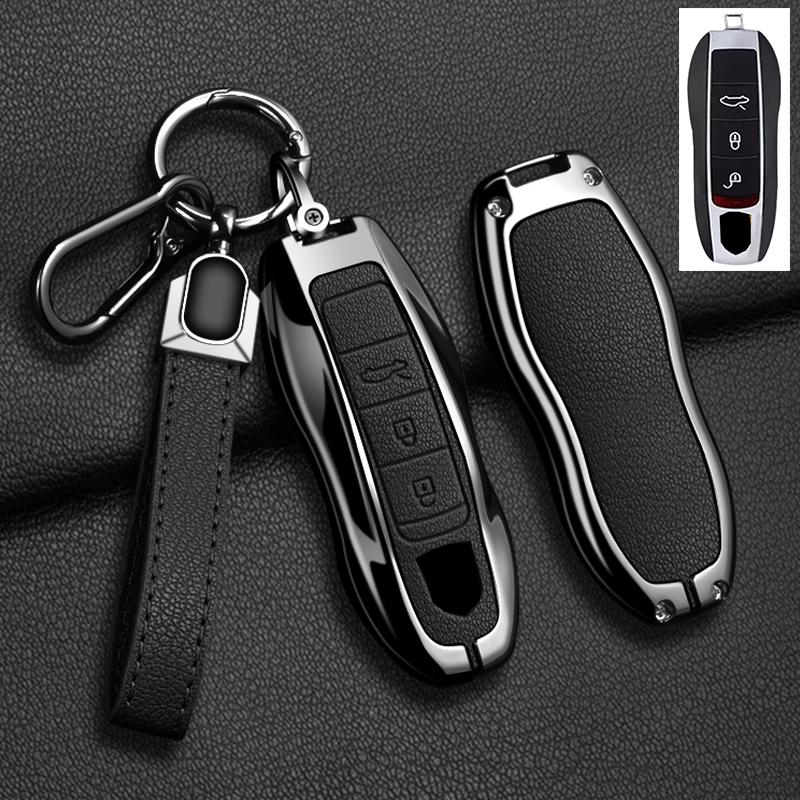 AABKR1 Car Key Case Cover For Porsche Cayenne 958 911 Lepin 996 Macan Boxster Panamera 997 944 924 Panamera 718 971 9YA Protect Keychai