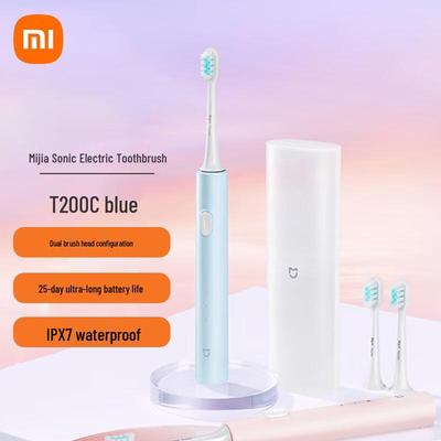 Звуковая электрическая зубная щетка XiaoMijia T200C, китайская вилка (адаптер в комплекте)
