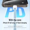 Biaz Dual-Head Type-C To Apple 15 PD60W Fast Charging Braided Cable for 15/Pro Max