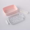 [.co.jp Exclusive] OSK PL-1R Antibacterial Bento Box, 500ml, Unicorn Design with Dividers, Girl's Design, Made in Japan