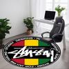 1 шт. Коврик Stussy, Регги, Круглый, для Офиса, под Офисные Стулья, Спальни, Гостиной, Домашний Декор a0926149