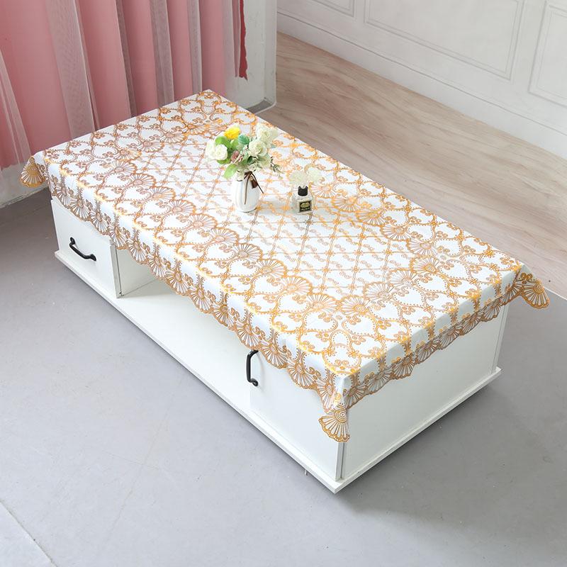 Водонепроницаемая, термостойкая скатерть из ПВХ - маслостойкая, не требующая стирки, прямоугольная скатерть в европейском стиле для обеденного или журнального стола, пасторальный дизайн.