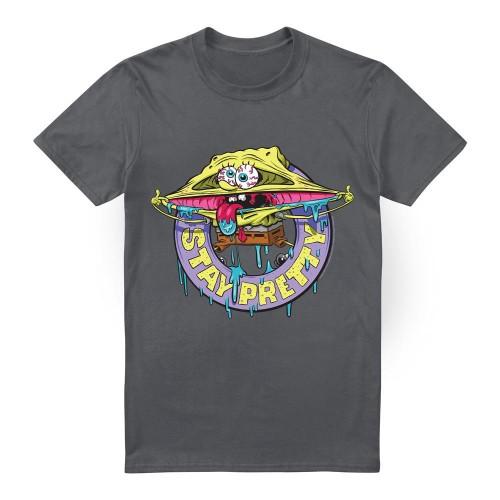 SpongeBob SquarePants Mens Stay Pretty T-Shirt