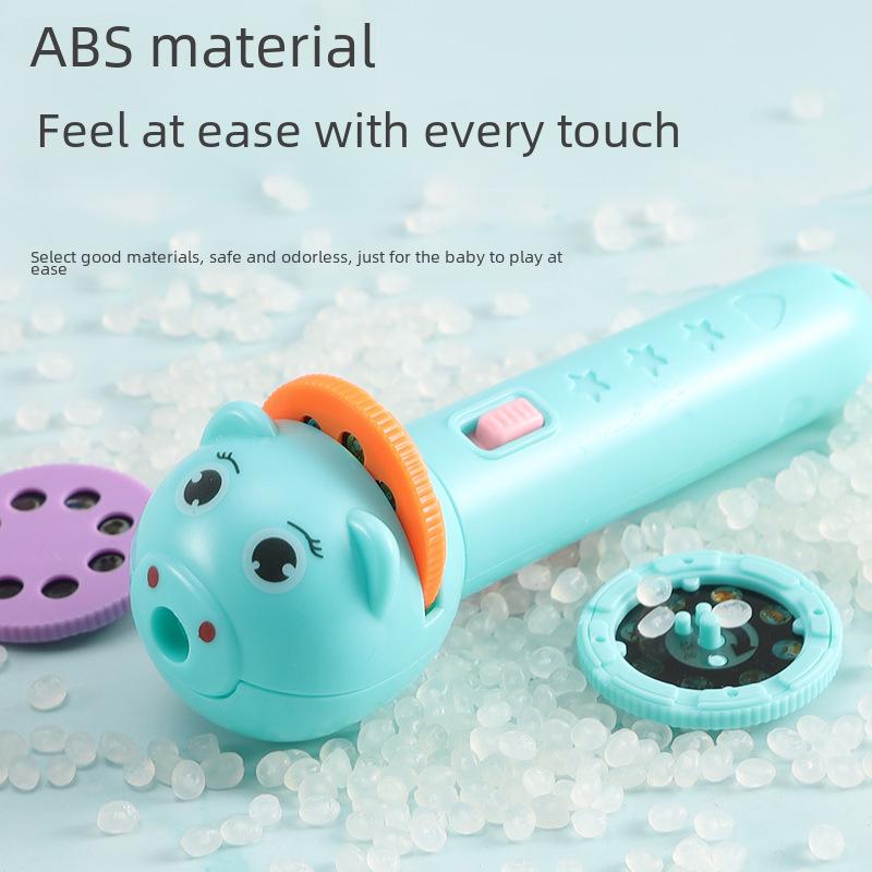 Фонарик-проектор для раннего развития детей - интерактивный ночник в подарок для мальчиков и девочек