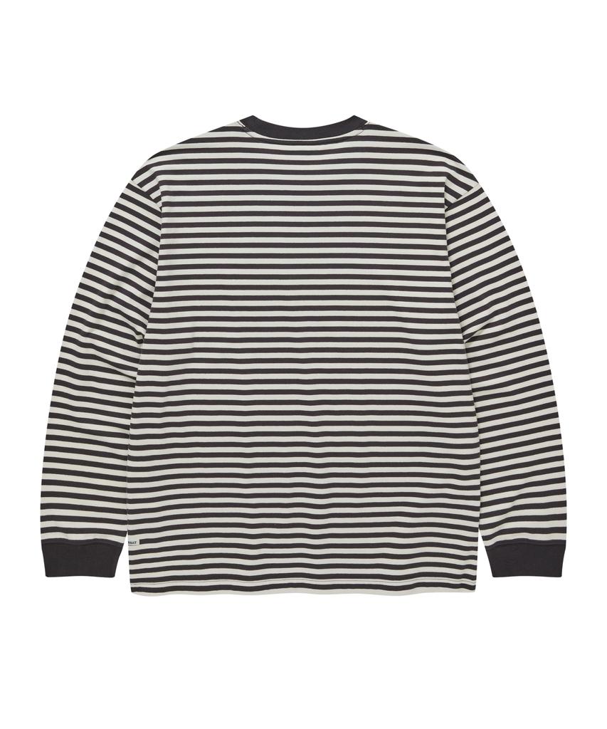 COVERNAT Basic Striped Long Sleeve Black