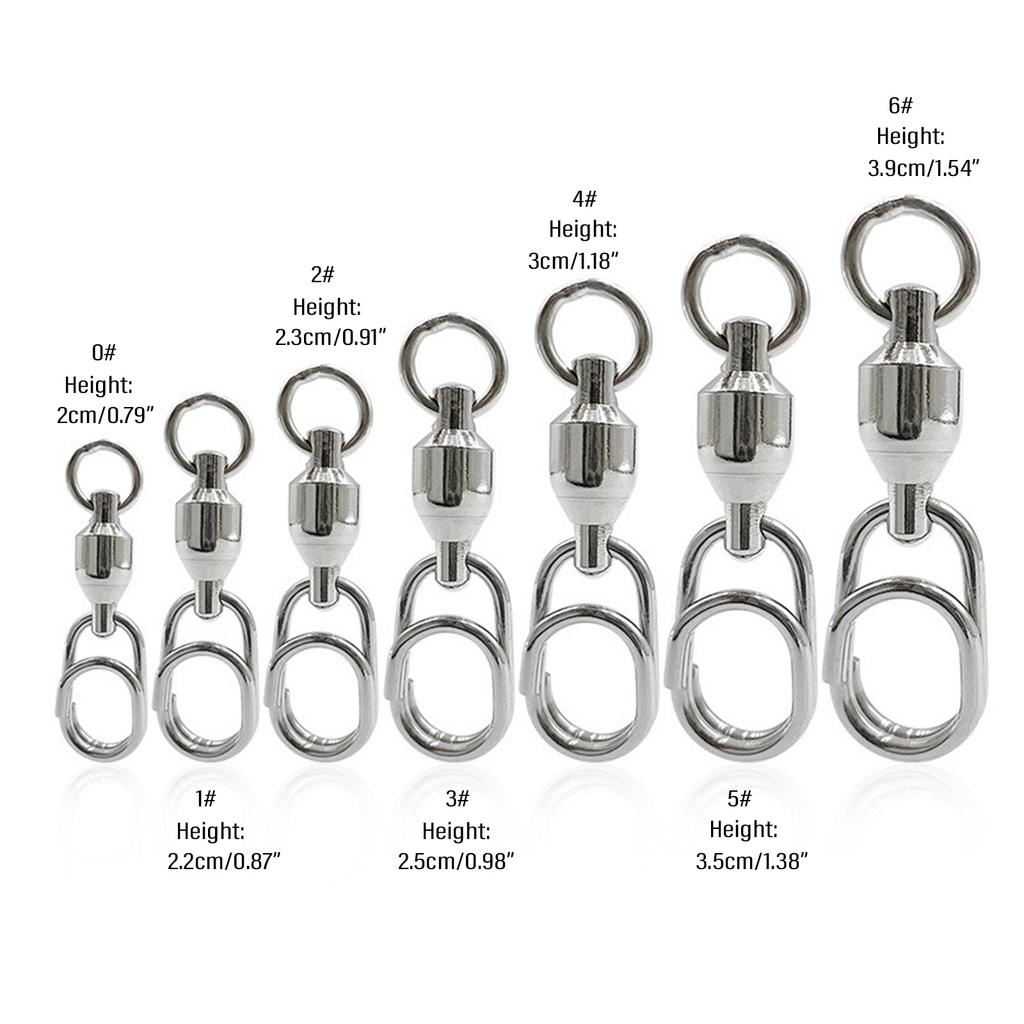 Нержавеющая сталь Быстросъемные застежки Мощность Скорости ??Вертлюжки Пропускные Кольца Морская Рыбалка Приманка Удилище Соединитель Лески Аксессуар