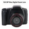 Portable 1080P HD 16.0 Megapixels Sensor Digital Zoom Lens 2.4" LCD Screen HD Videocam USB 2.0 SLR Camera 140° Wide Angle