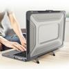 Slim PC Laptop Case With Built-in Cooling Stand MacBook Air 13 Pro 14 16 M1 Max - Shockproof Back Cover In Gray