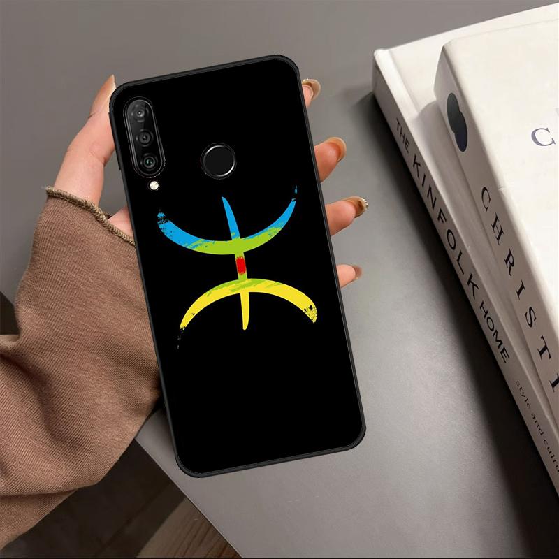 Флаг берберов Амазигов Для Huawei P30 P40 Lite P60 Pro Nova 10 9 SE 7i 8i 11i 12i 12s Y90 Y60 Y70 Y72 Y61 Y91 Чехол