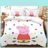 Printing Pig Digital Duvet Cover Pillowcase Set Bedroom Gifts Bedding
