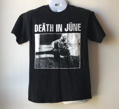 Футболка Death In June 90-х Ремейк Ретро Футболка Группы Винтажный Стиль S-4XL Унисекс Футболка