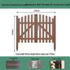 Retractable Anti-Corrosion Wooden Garden and Yard Gate