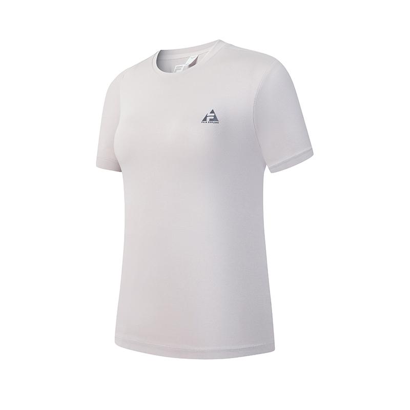 Fila Исследуйте Модный Минималистичный Классический Трендовый Повседневный Для улицы Горный Универсальный Удобный Футболка с коротким рукавом Женские топы A11W627109FGY