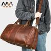 Ретро-сумка мужская, вместительная, из натуральной коровьей кожи, дорожная сумка мужская, багажная сумка
