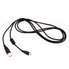 1.8M Usb 2.0 Black Data Charger Cable For Ps3 Game Wireless Controller