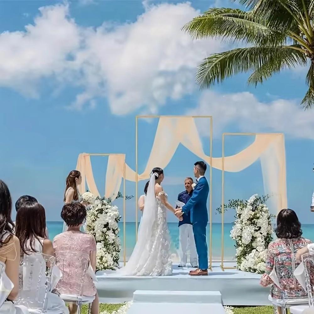 Металлическая арка для воздушных шаров Квадратная рама для свадебной арки Новый держатель для фонарей Садовый декор