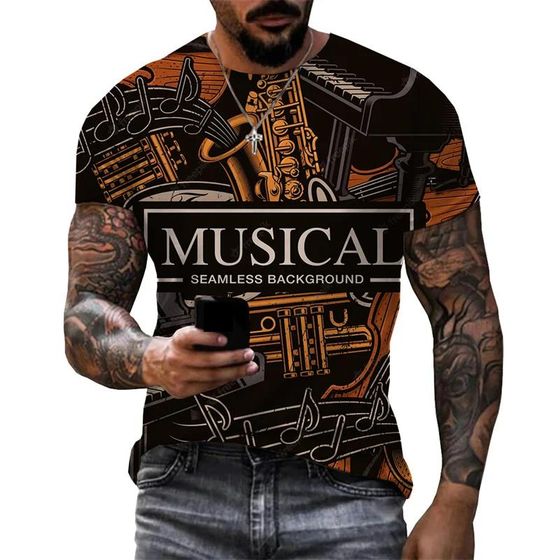 Модная футболка DJ для мужчин, футболки с 3d принтом, дискотека с коротким рукавом, летняя мужская одежда, топы для вечеринок, повседневная футболка в стиле хип-хоп, уличная одежда