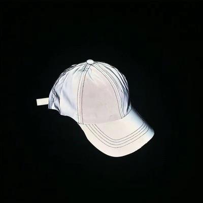 Серебряная светящаяся бейсболка для мужчин, уличных рэперов, хип-хоп-кепок, женская кепка для отдыха и путешествий, кепка для диких головных уборов, кепка дальнобойщика