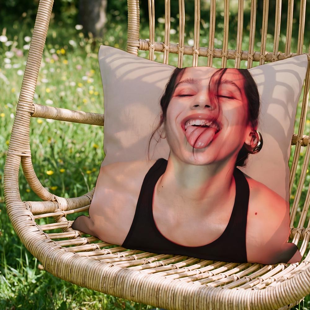 Trendy Rrosaliaing Cushion Cover Versatile DoubleSided Pillow Case Fit for Sofa Bed Car Daily Decor
